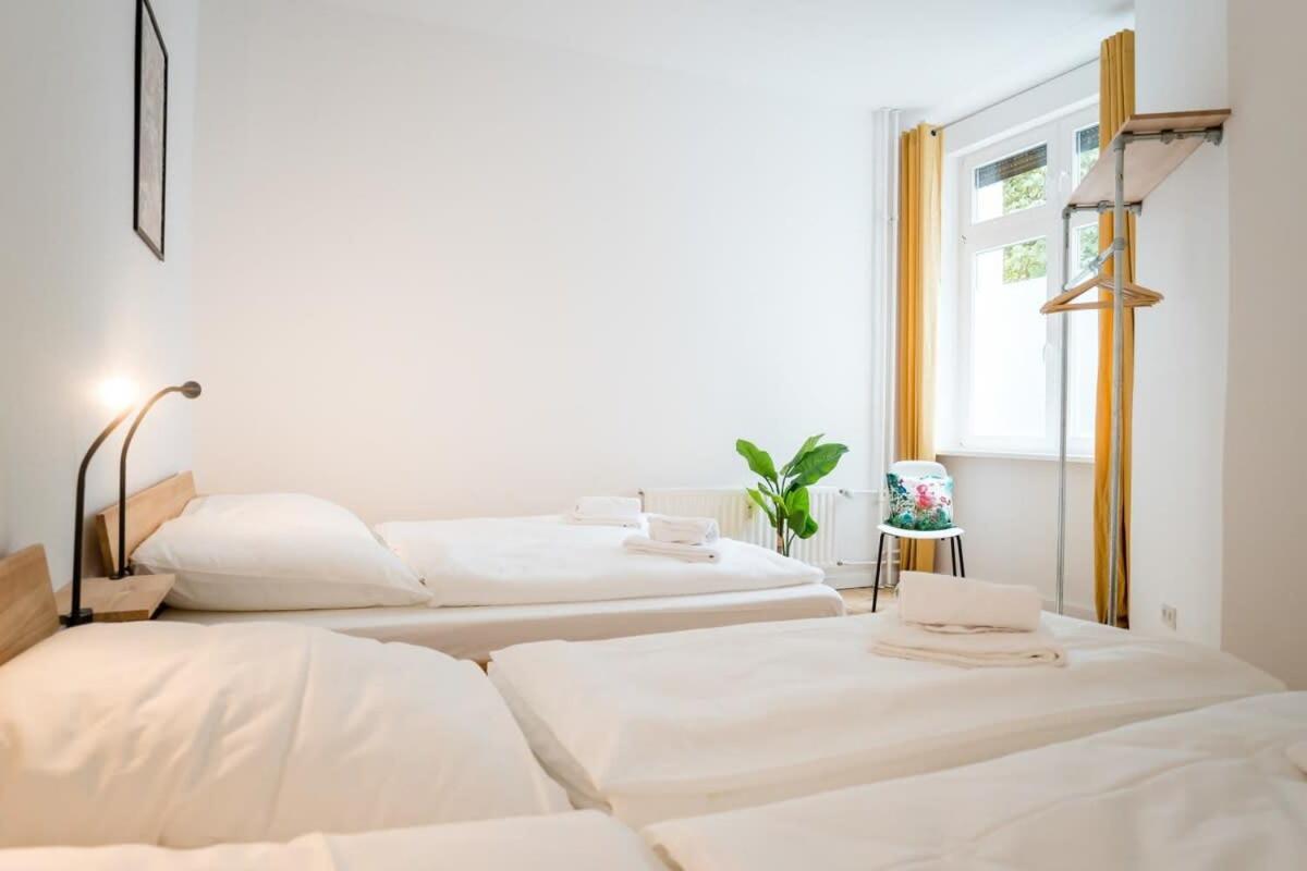Spacious 3Br Plus Ac Self Check-In Street Parking Berlín Exteriér fotografie