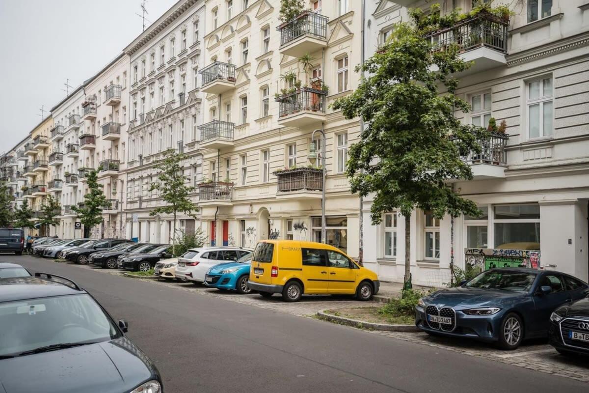 Spacious 3Br Plus Ac Self Check-In Street Parking Berlín Exteriér fotografie