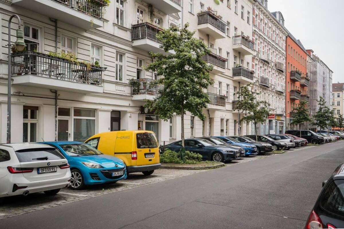 Spacious 3Br Plus Ac Self Check-In Street Parking Berlín Exteriér fotografie